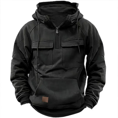 StyloMan - Sweat à capuche pour homme avec poche kangourou