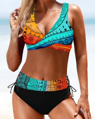 Eva - Maillot de Bain Coloré et Joyeux