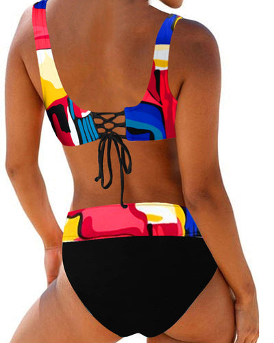 Eva - Maillot de Bain Coloré et Joyeux