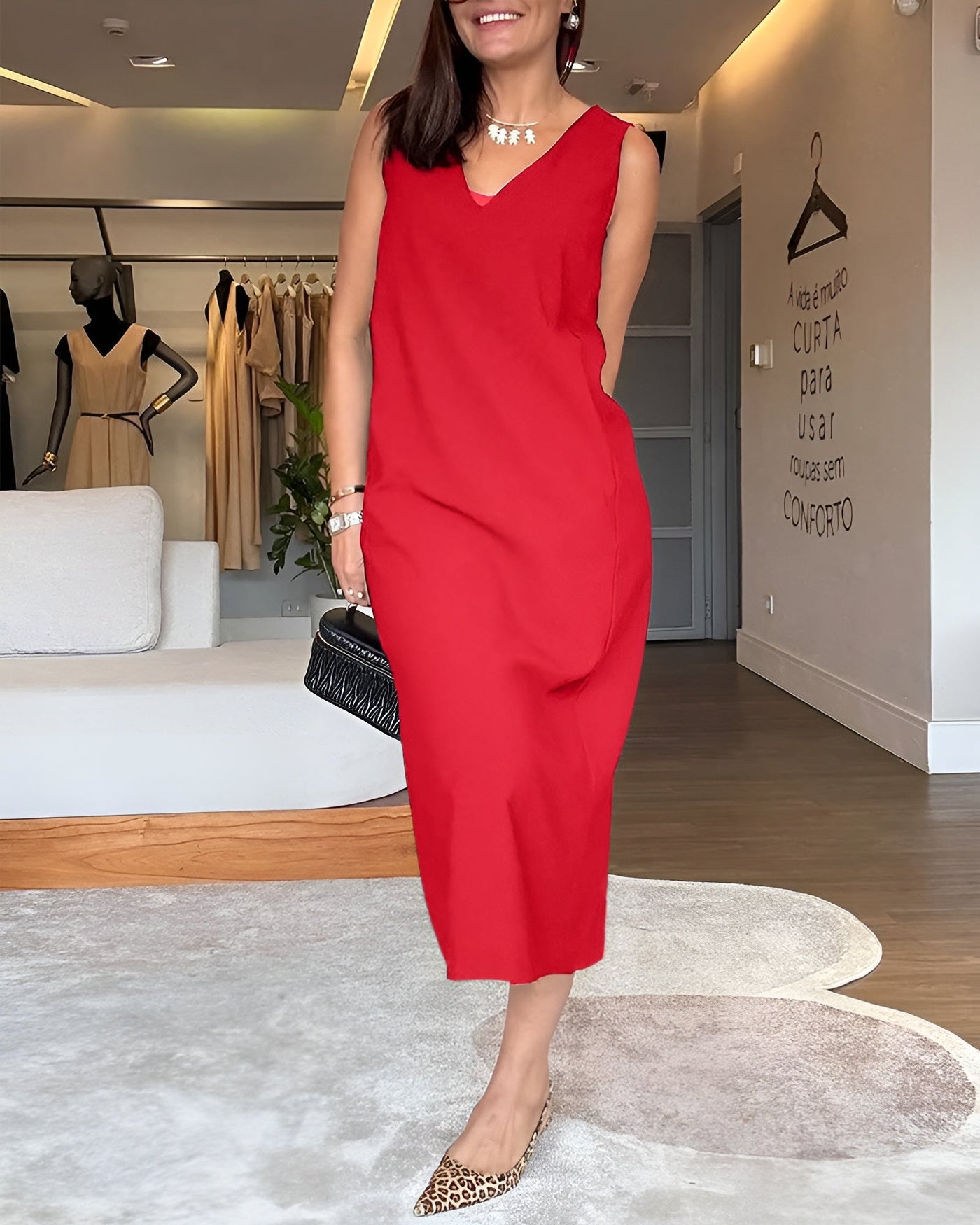 Emilia™ | La robe d'été sans souci – confort et style réunis