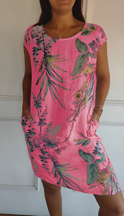 Isla™ | Robe Confortable avec Encolure Ronde