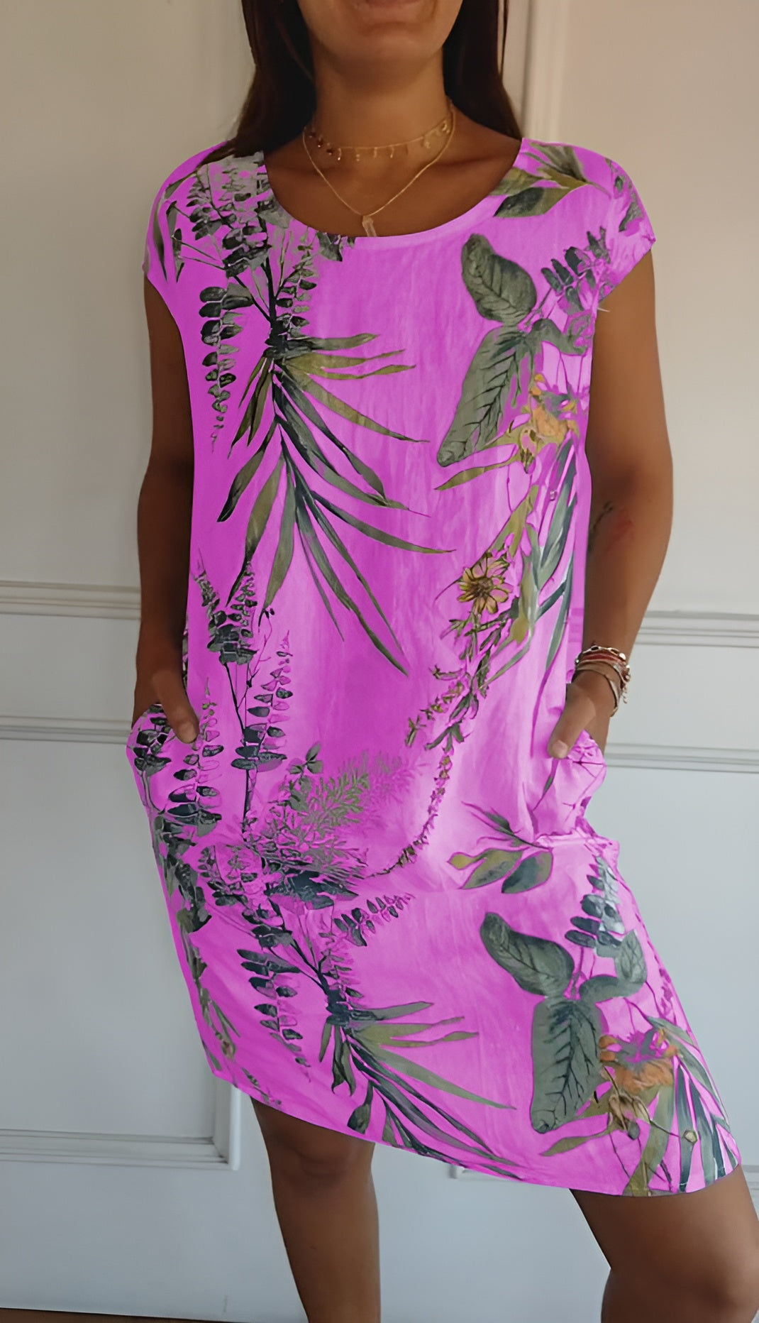 Isla™ | Robe Confortable avec Encolure Ronde