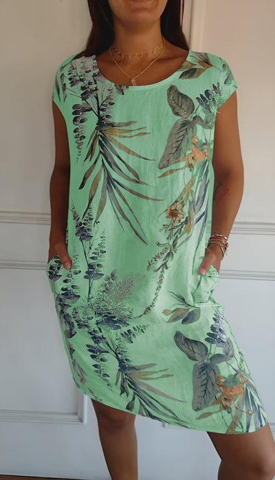 Isla™ | Robe Confortable avec Encolure Ronde