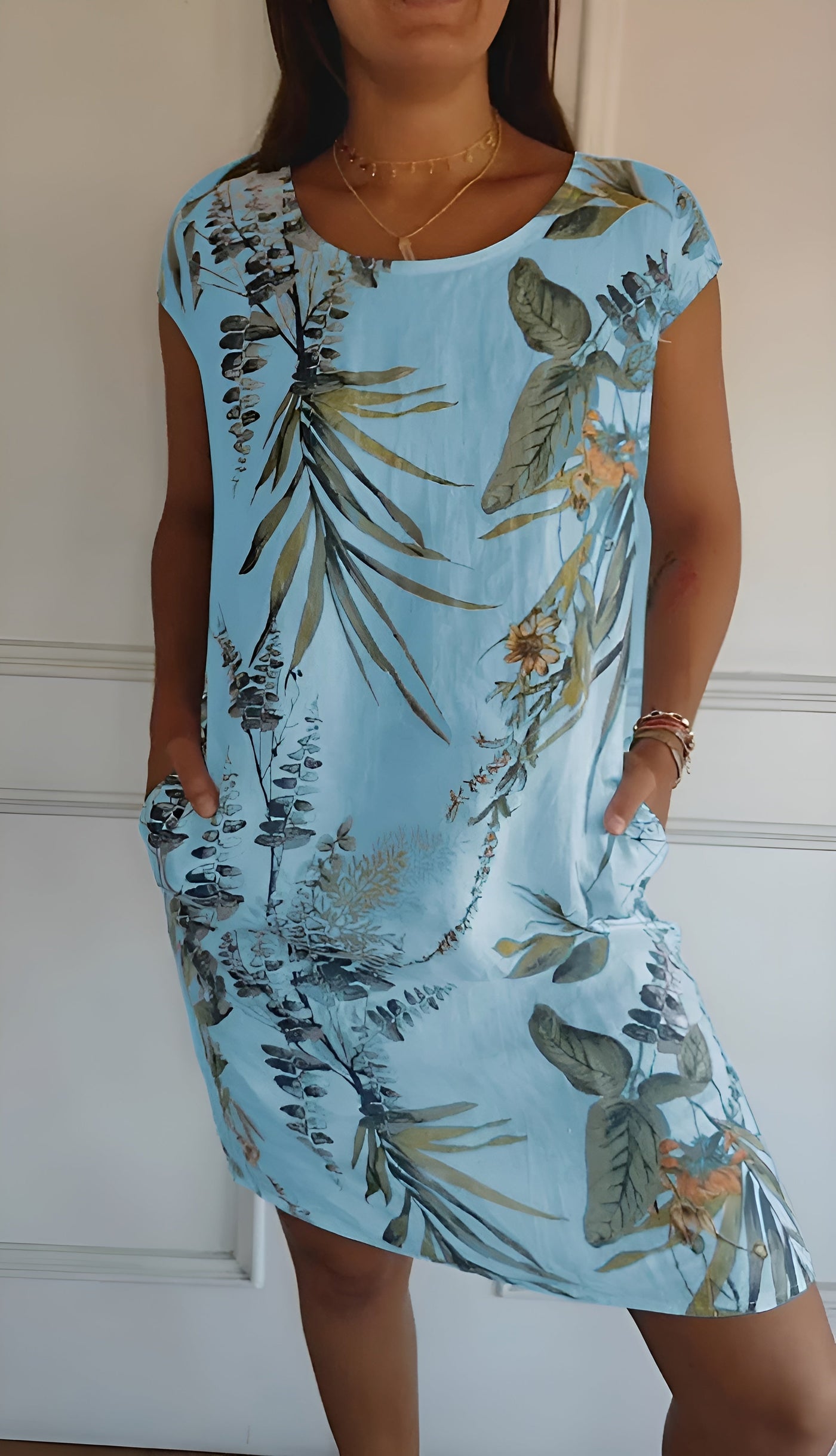 Isla™ | Robe Confortable avec Encolure Ronde