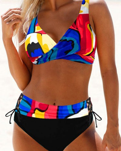 Eva - Maillot de Bain Coloré et Joyeux