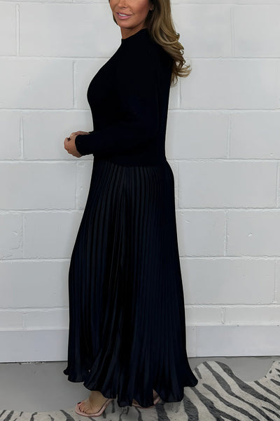 Sophia | Robe d'hiver unique avec détail de jupe - Pour un look mince et élégant