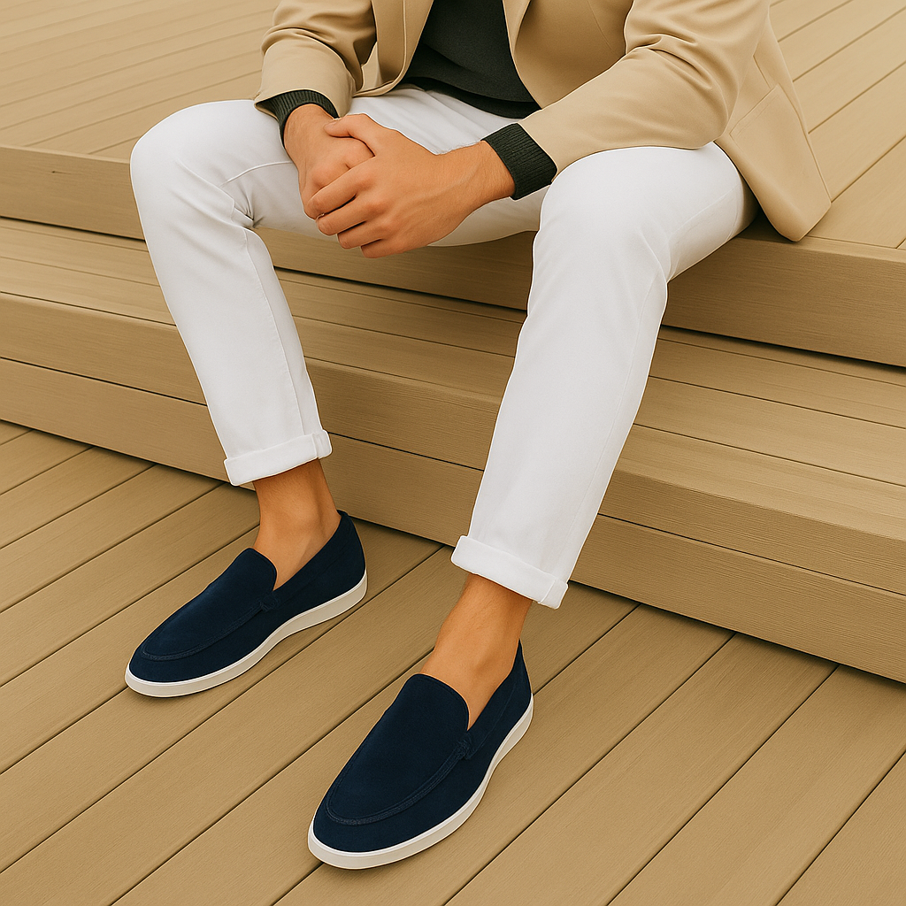 Loafers en suède élégants
