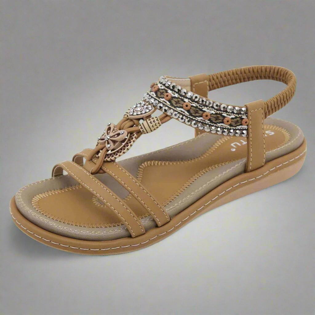 Felicitas | Sandales Boho faites à la main en matériaux premium