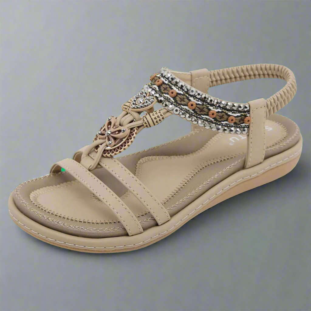 Felicitas | Sandales Boho faites à la main en matériaux premium