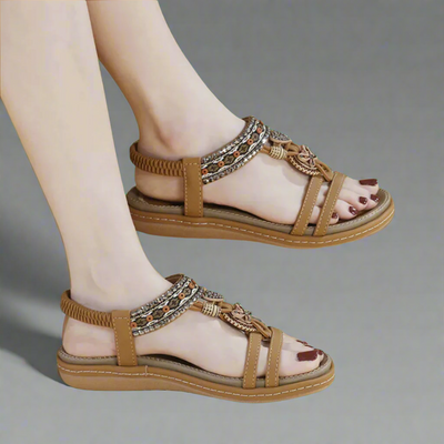 Felicitas | Sandales Boho faites à la main en matériaux premium