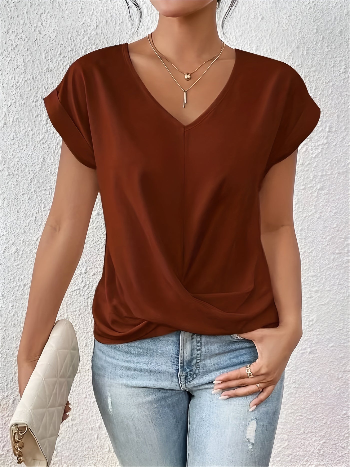 Joline™ | T-shirt à encolure en cœur