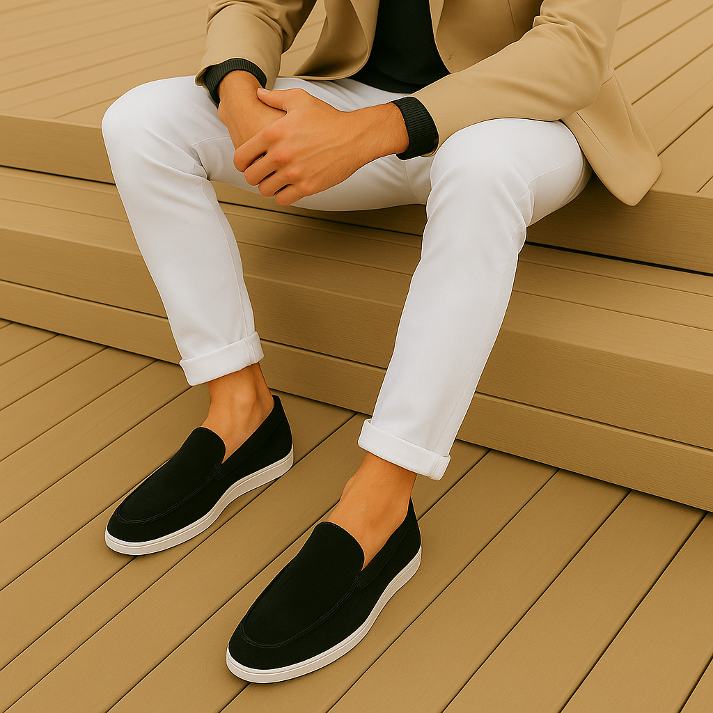 Loafers en suède élégants