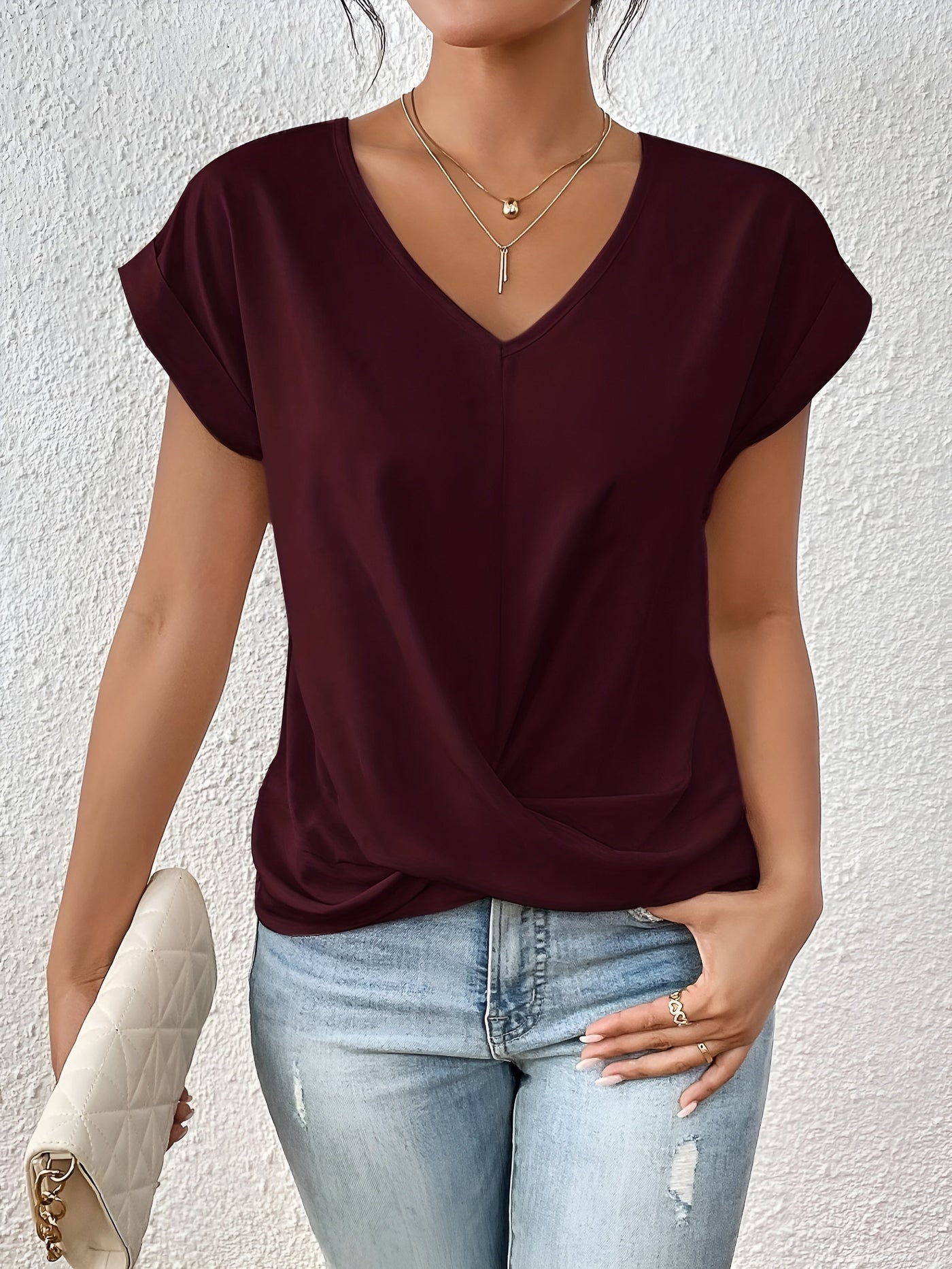Joline™ | T-shirt à encolure en cœur