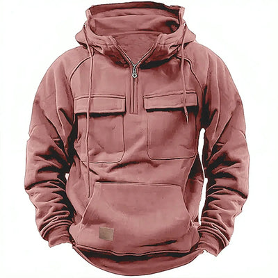 StyloMan - Sweat à capuche pour homme avec poche kangourou