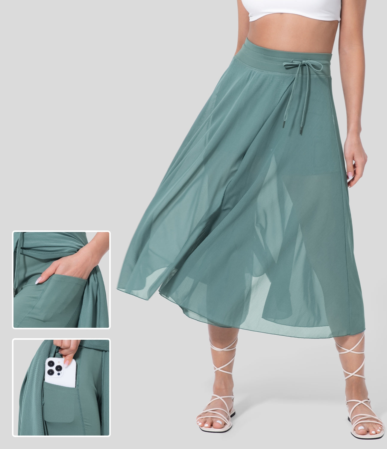 Lumi™ | Jupe 2-en-1 taille haute