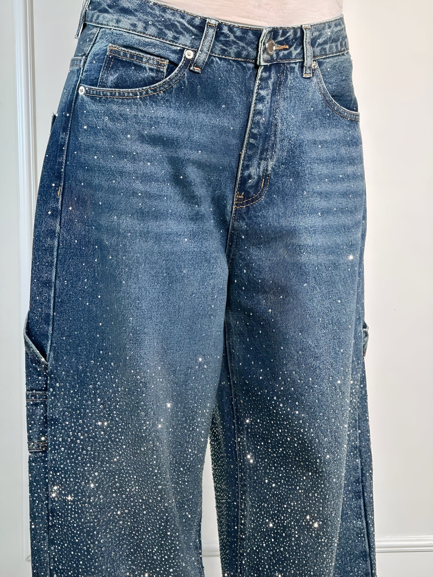 Molly™ | Jeans Brillants pour un Look Élégant