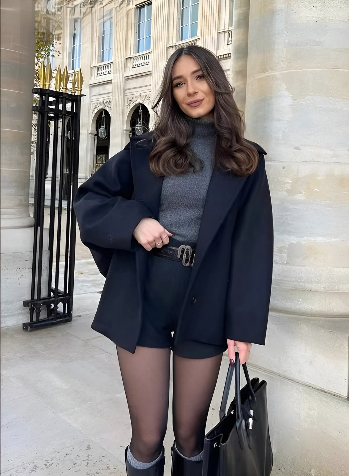 Lizzy | Veste en Laine Oversize Tendance