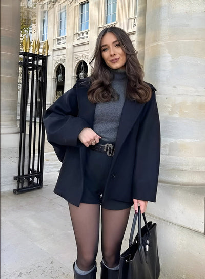 Lizzy | Veste en Laine Oversize Tendance