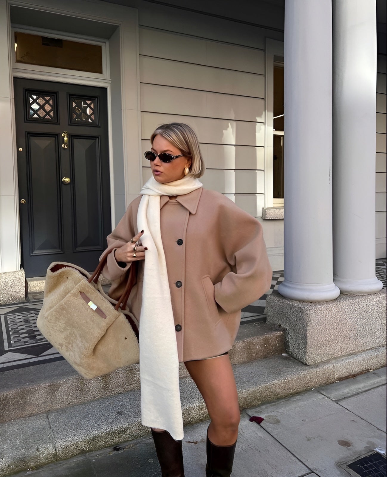 Lizzy | Veste en Laine Oversize Tendance