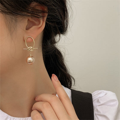 Freja™ | Boucles d'oreilles en or avec perles