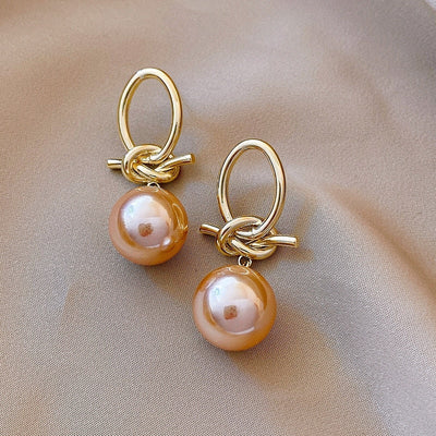 Freja™ | Boucles d'oreilles en or avec perles