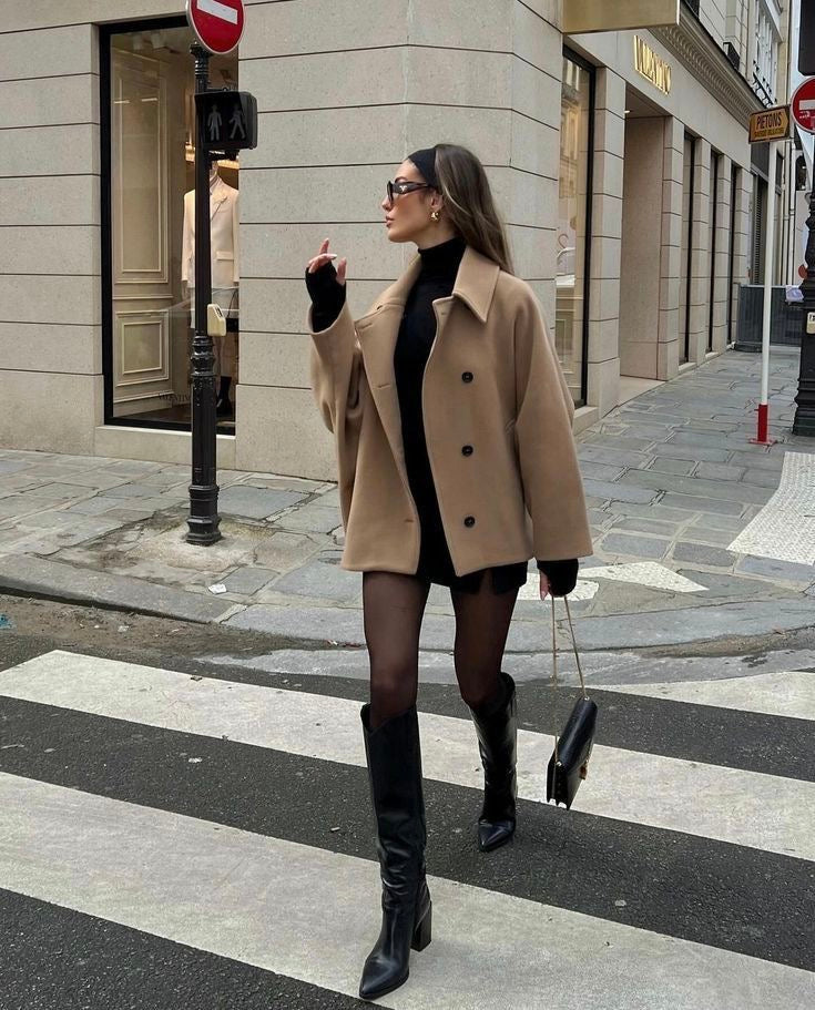 Lizzy | Veste en Laine Oversize Tendance