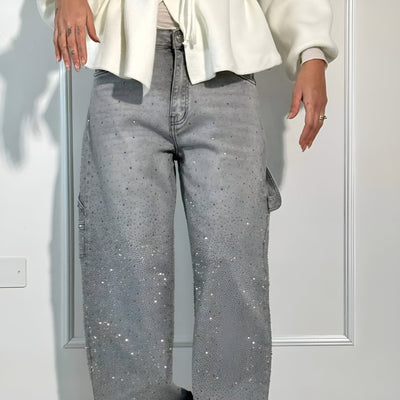 Molly™ | Jeans Brillants pour un Look Élégant