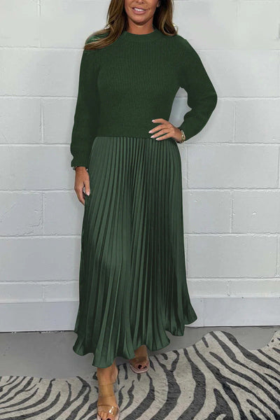 Sophia | Robe d'hiver unique avec détail de jupe - Pour un look mince et élégant