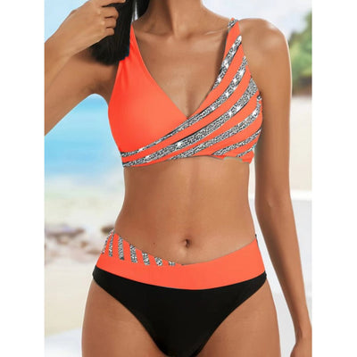Zoë - Maillot de bain halterneck imprimé
