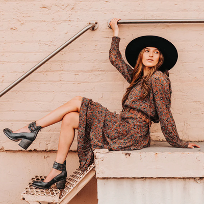 Bea™ | Élégance Vintage Chaussures à Talons en Cuir
