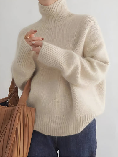 Tilda™ | Pull Col Roulé Élégant et Doux