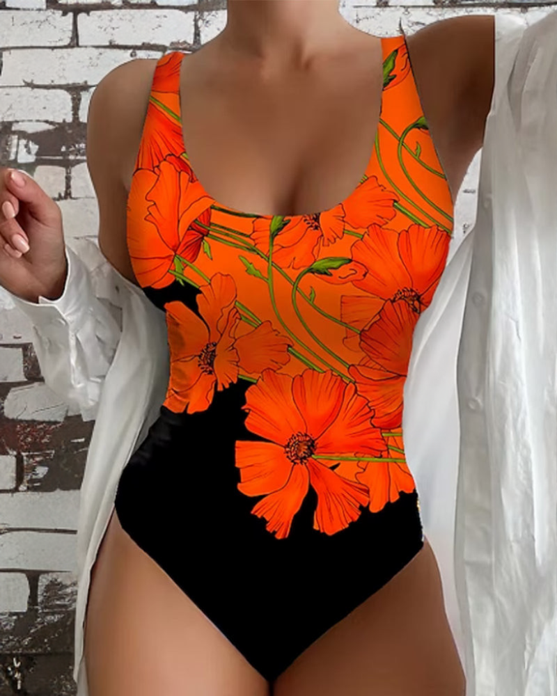 Lucy - Maillot de Bain Une Pièce Élégant avec Imprimé Floral