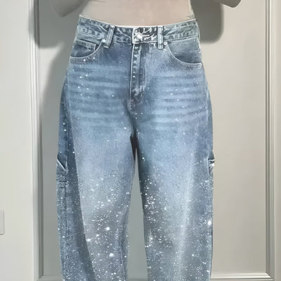 Molly™ | Jeans Brillants pour un Look Élégant