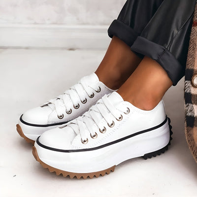 Marjatta™ | Chaussures en toile douces avec un talon stable – avancez confortablement et avec style dans la journée