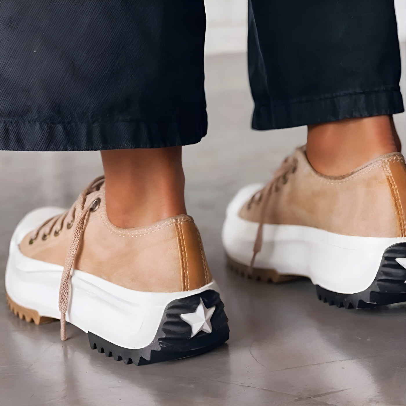 Marjatta™ | Chaussures en toile douces avec un talon stable – avancez confortablement et avec style dans la journée