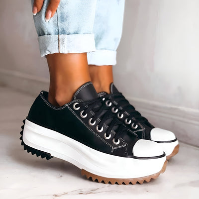 Marjatta™ | Chaussures en toile douces avec un talon stable – avancez confortablement et avec style dans la journée