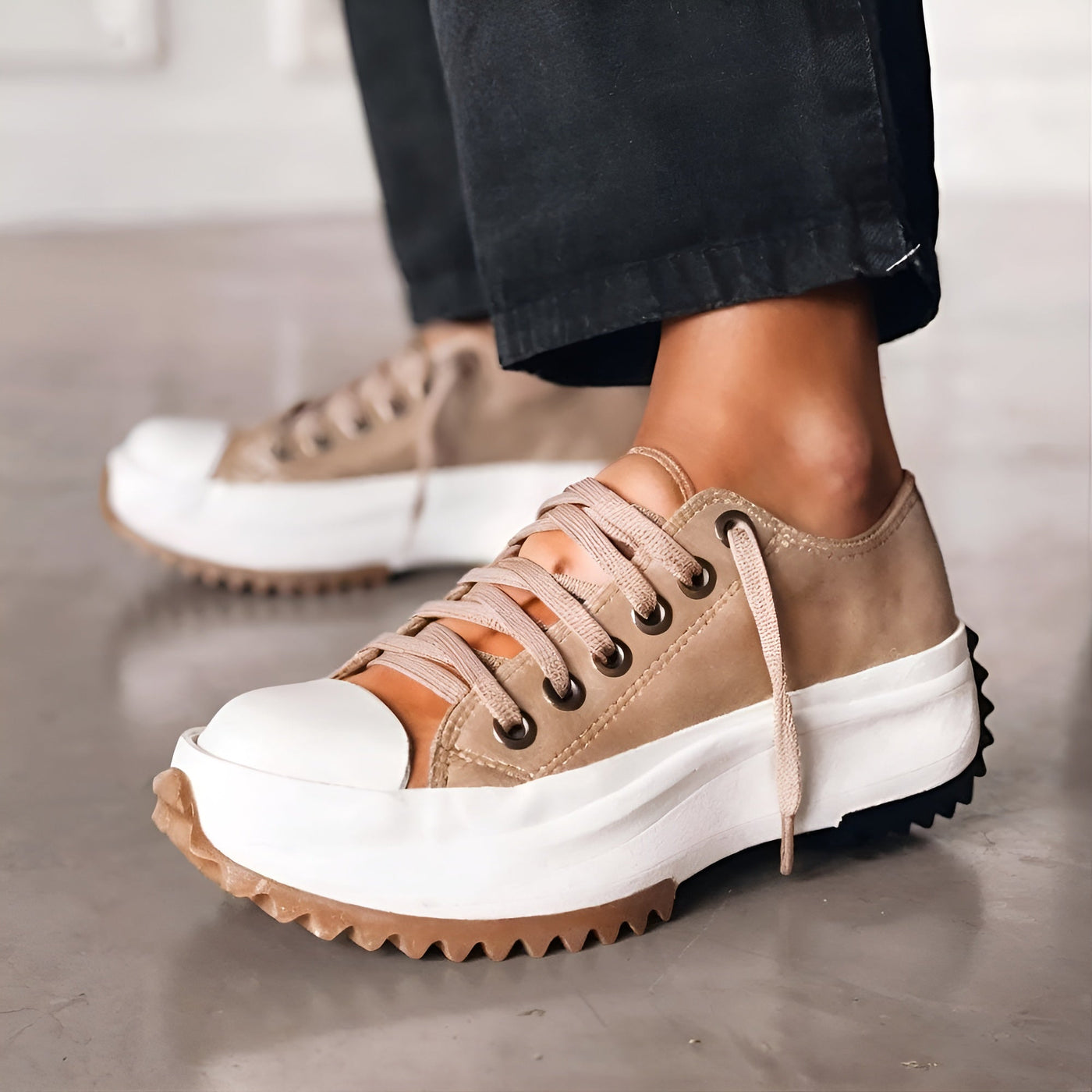 Marjatta™ | Chaussures en toile douces avec un talon stable – avancez confortablement et avec style dans la journée
