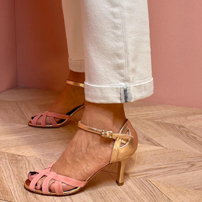 Calista | Sandales à talons ouverts - couleur liège