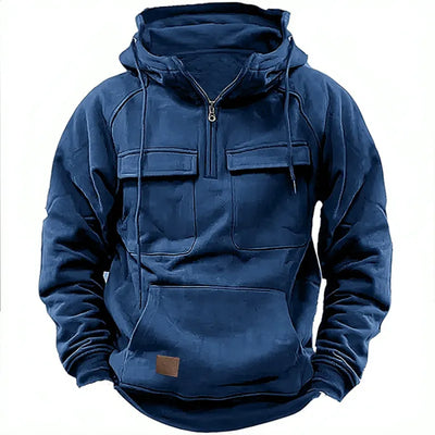 StyloMan - Sweat à capuche pour homme avec poche kangourou