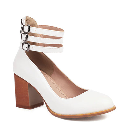 Casilda | Sandales plates avec bride de cheville et talon épais