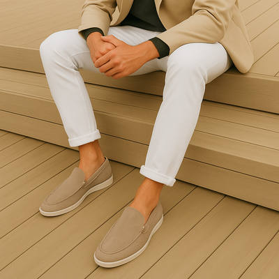 Loafers en suède élégants