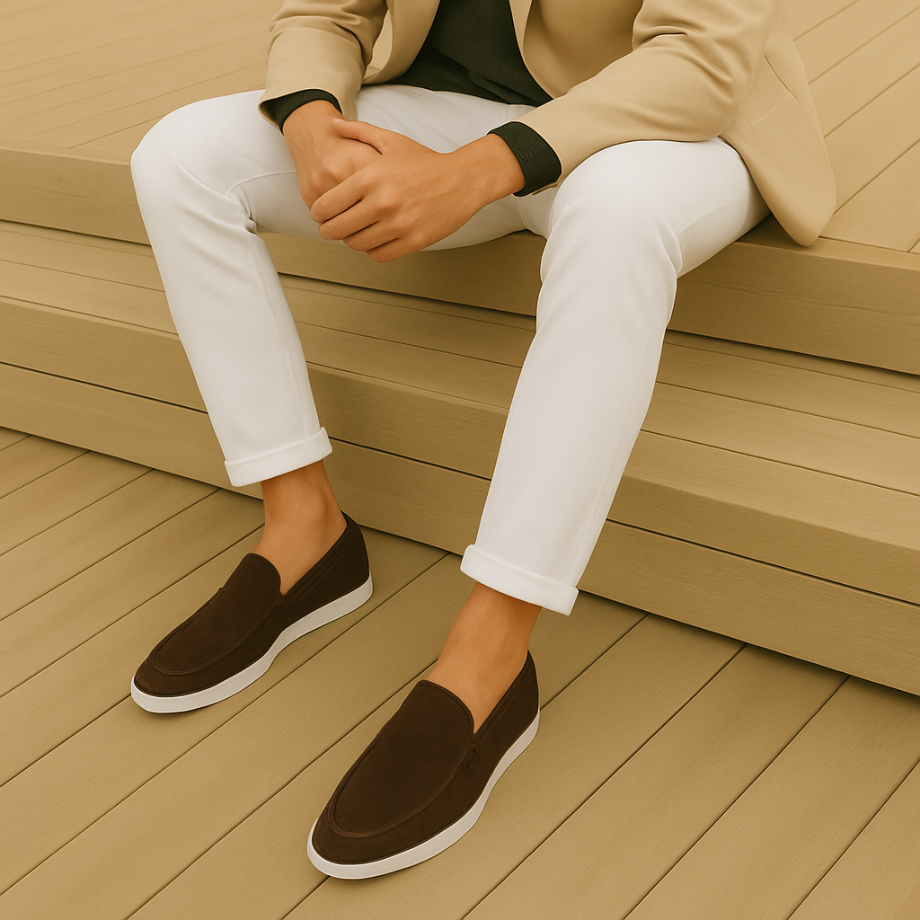 Loafers en suède élégants
