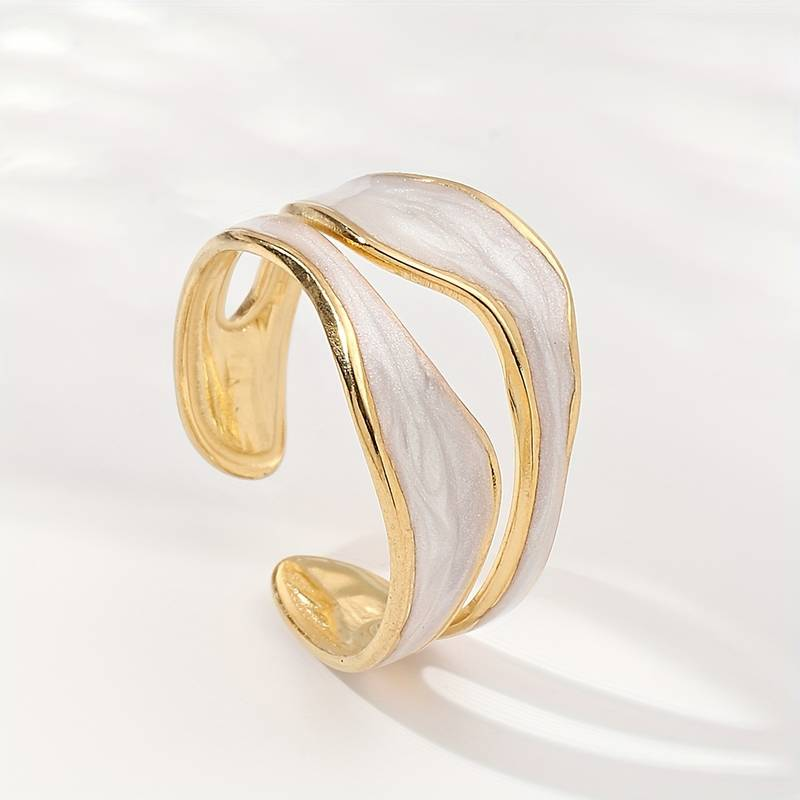 Maja™ | Bague Vintage en Or Blanc