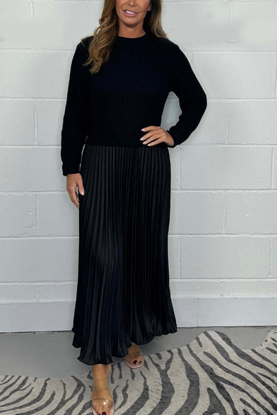 Sophia | Robe d'hiver unique avec détail de jupe - Pour un look mince et élégant